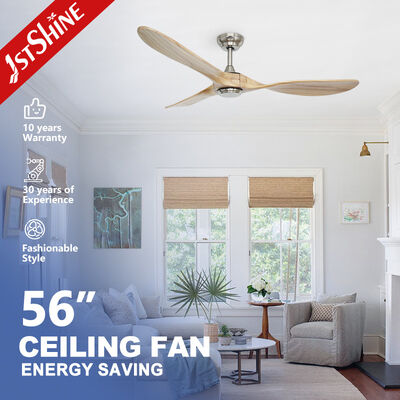Guter Preis Blatt-Decken-Belüftungs-Ventilator ETL 3 fester hölzerner mit Fernbedienung Online
