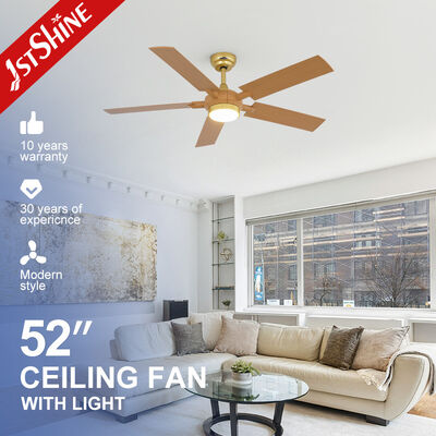 Guter Preis 52 Zoll Fernbedienung LED Deckenventilator Großer Luftstrom Abs Blade 18w Licht Online