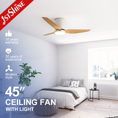 Guter Preis 45 Zoll Plastik-Blade-Ventilator Flush Mount 3 Klingen Dimmbarer LED-Licht Online