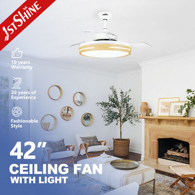 Guter Preis Unsichtbarer Deckenlüfter Smarts 42 Zoll-LED für Schlafzimmer und Wohnzimmer Online