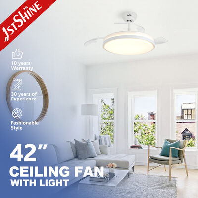 Guter Preis Unsichtbarer Led-Deckenventilator mit 5-Geschwindigkeitsregelung für einziehbares Deckenventilatorlicht Online
