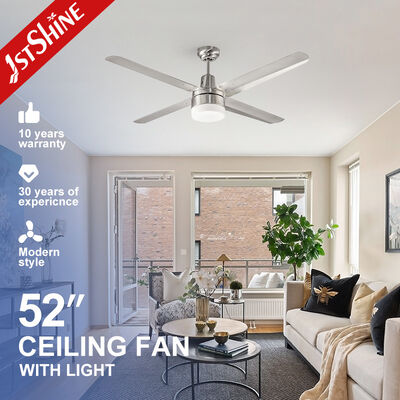 Guter Preis Blätter Dimmable-Deckenlüfter des Eisen-110V 52 Zoll mit Wechselstrommotor Online