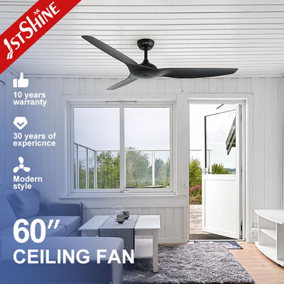 Guter Preis 60  Matte Schwarz Smart Deckenventilator Schlankes Design Stille Leistung Smart Control Online