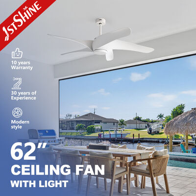 Guter Preis 62-Zoll 5 ABS Blade Plastikdeckenventilator mit LED-Licht und Gleichstrommotor Online